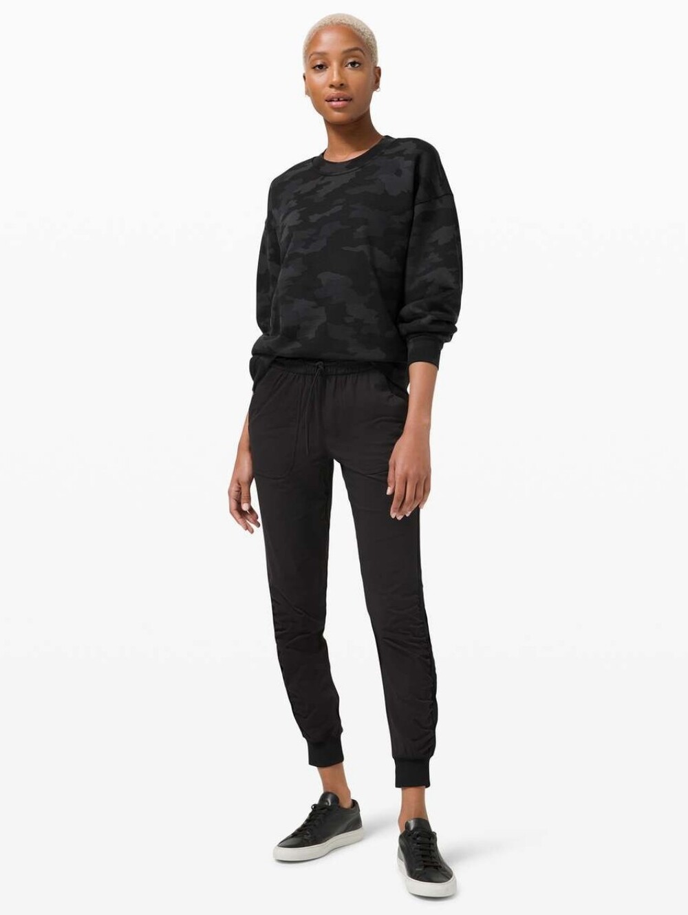 Lululemon Perfectly Oversized Crew Heritage 365 Camo Deep Coal Multi - Picture 2 of 9